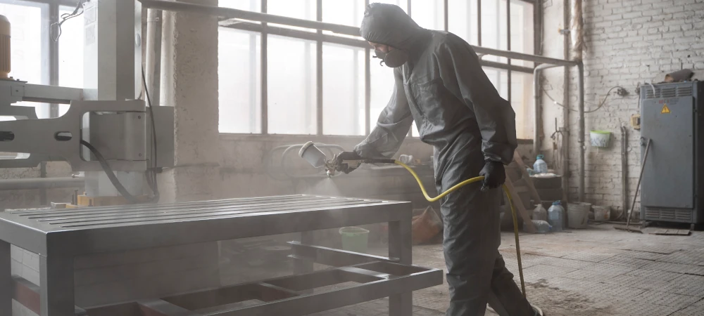 Máquina Sandblasting Industrias